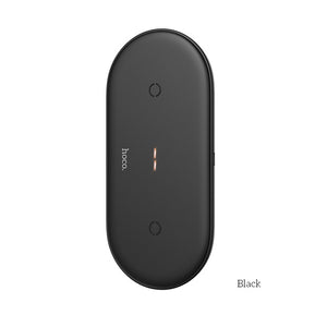 HOCO Fast Dual 2in1 Wireless Charger Pad for Airpods Pro for iPhone X XR XS 11 Pro Max Samsung S10 Xiaomi QI Induction Charging