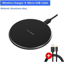 Load image into Gallery viewer, Fast Wireless Charger for iPhone 11 Xs Max X XR 8 Plus 20W Fast Charging Pad for Ulefone Doogee Samsung Note 9 Note 8 S10 Plus