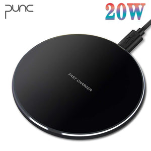 Fast Wireless Charger for iPhone 11 Xs Max X XR 8 Plus 20W Fast Charging Pad for Ulefone Doogee Samsung Note 9 Note 8 S10 Plus